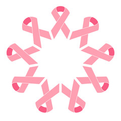 Breast cancer symbol