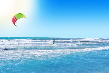 Kite surfing