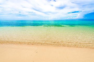Sea, beach, landscape. Okinawa, Japan, Asia.