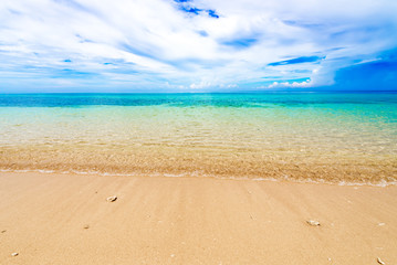 Fototapeta premium Sea, beach, landscape. Okinawa, Japan, Asia.