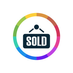 Modern Multicolored Icon