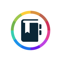 Modern Multicolored Icon