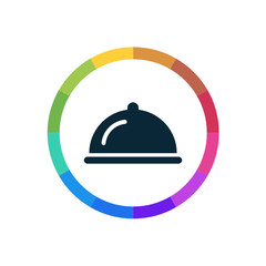 Modern Multicolored Icon