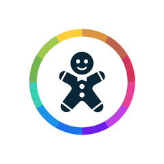 Modern Multicolored Icon