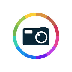 Modern Multicolored Icon