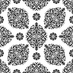 Damask Seamless Vector Pattern