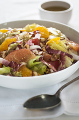 Orange and Grapefruit Salad close up