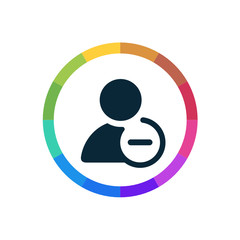 Modern Multicolored Icon