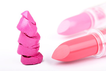 Sliced lipstick