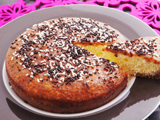 Homemade cake