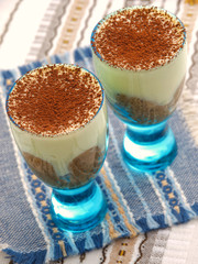 Mascarpone cream with cocoa