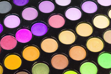 Professional multicolor eyeshadows palette,