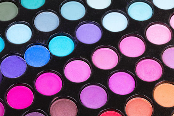 Professional multicolor eyeshadows palette,