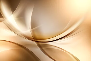 Abwaschbare Fototapete Abstrakte Welle Erstaunliches goldenes abstraktes Design