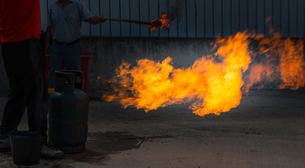 Obraz premium fire from LPG