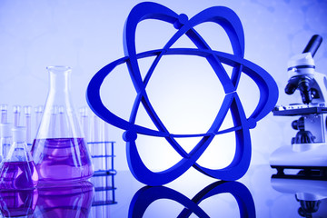 Laboratory glass, Chemistry science concept