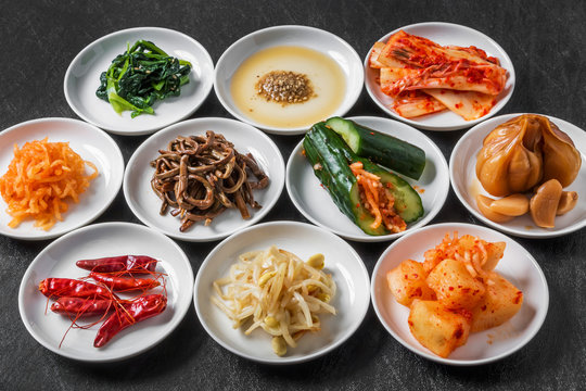 韓国の漬け物　集合Korean kimchi and representative pickle