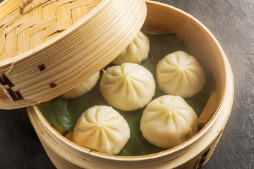 できたて小籠包 xiaolongbao Chinese steamed bun © norikko