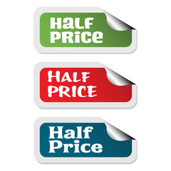 Half price stickers