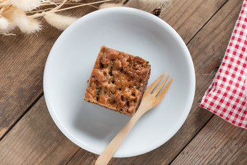 Toffee cake.