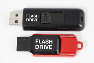 Flash Drive isolated on white background