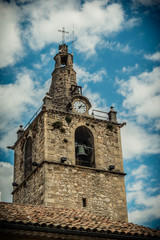 Le clocher du village du Peyruis