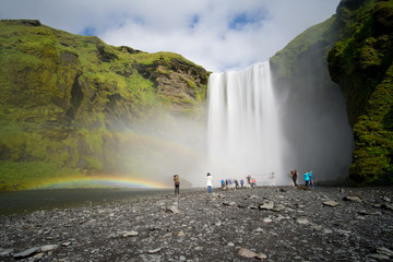 Skogafoss waterfall