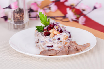 salad with beans