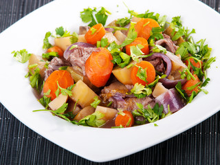Beef stew with vegetables