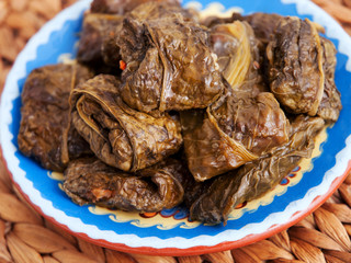 Dolma, Stuffed grape leaves