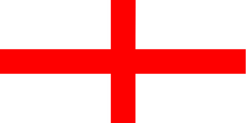 Vector flag of England  