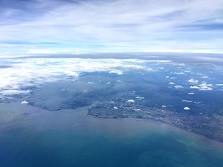 flying and seeing the earth