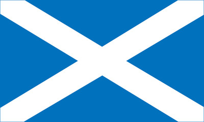 vector flag of Scotland