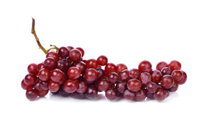 red grape isolated on white background