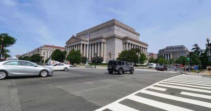 Archives of the United States Building Establishing Shot