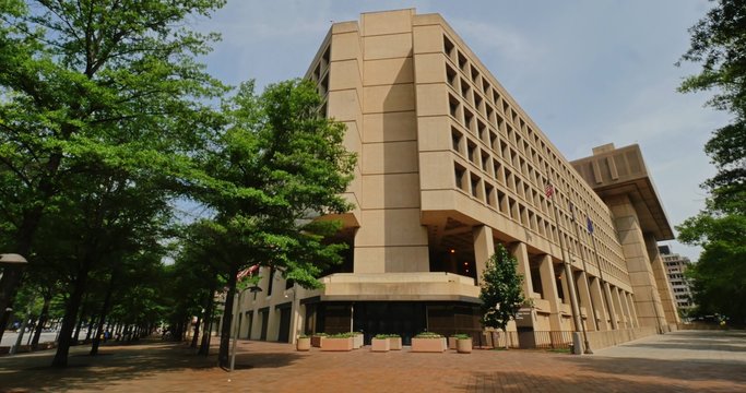Federal Bureau of Investigation FBI Building Establishing Shot