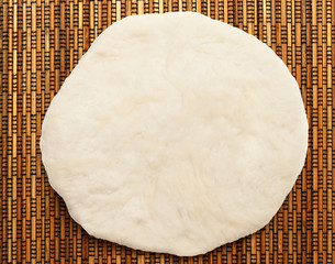 Fresh dough ready for baking