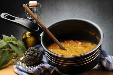 Soup cereals and legumes Zuppa cereali e legumi Sopa de granos y legumbres Tahıl ve baklagiller Çorbası 