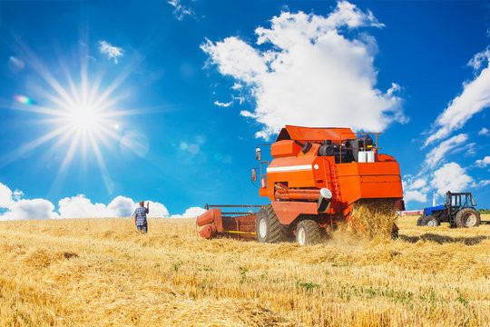 combine harvester