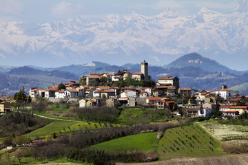 Obraz premium Conzano da Lu Monferrato