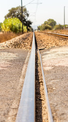 Obraz premium Train tracks, railroad