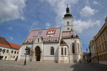 Croatia, picturesque city of Zagreb