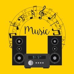 Fototapeta premium musical concept 