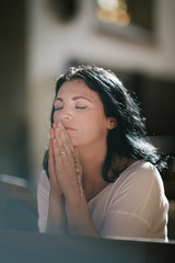 Woman praying