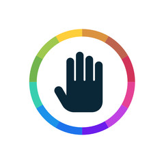 Fototapeta premium Modern Stylish App Icon