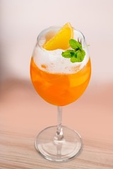 Alcohol cocktail.