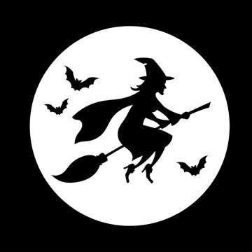 Witch flying