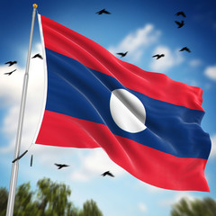 Flag of Laos