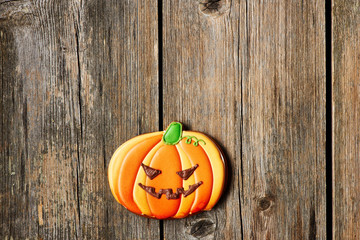 Halloween homemade gingerbread cookie