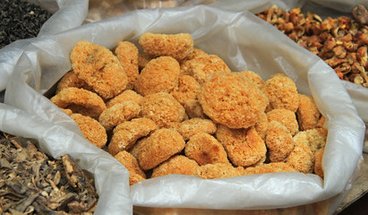 spicy on the market in Lijinag, China